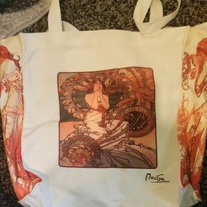 Alphonse Mucha Tote Bag